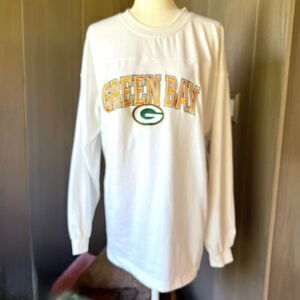 GREEN BAY PACKERS Unisex Top Embroidered M